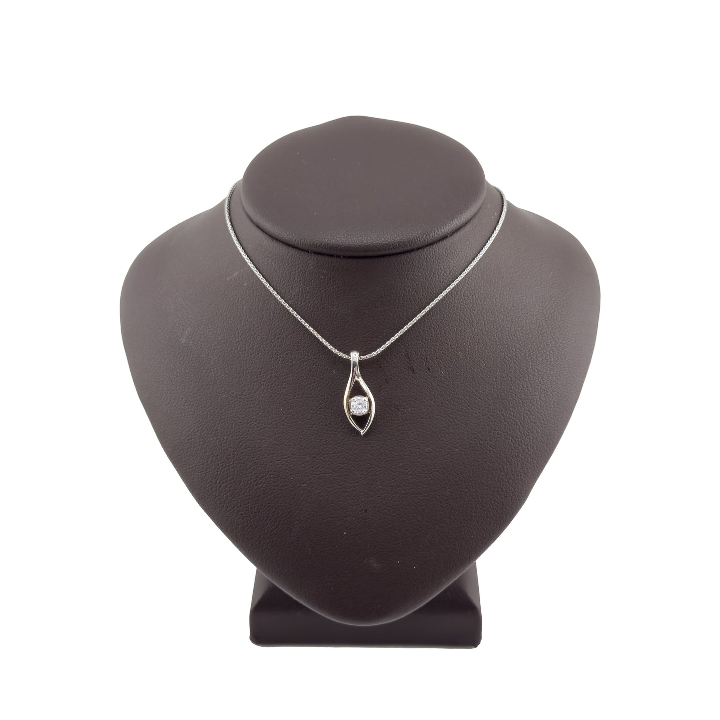 Diamond Tear Drop Pendant