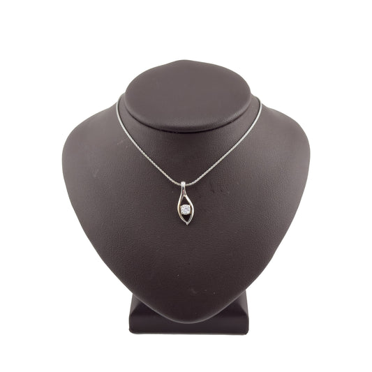 Diamond Tear Drop Pendant