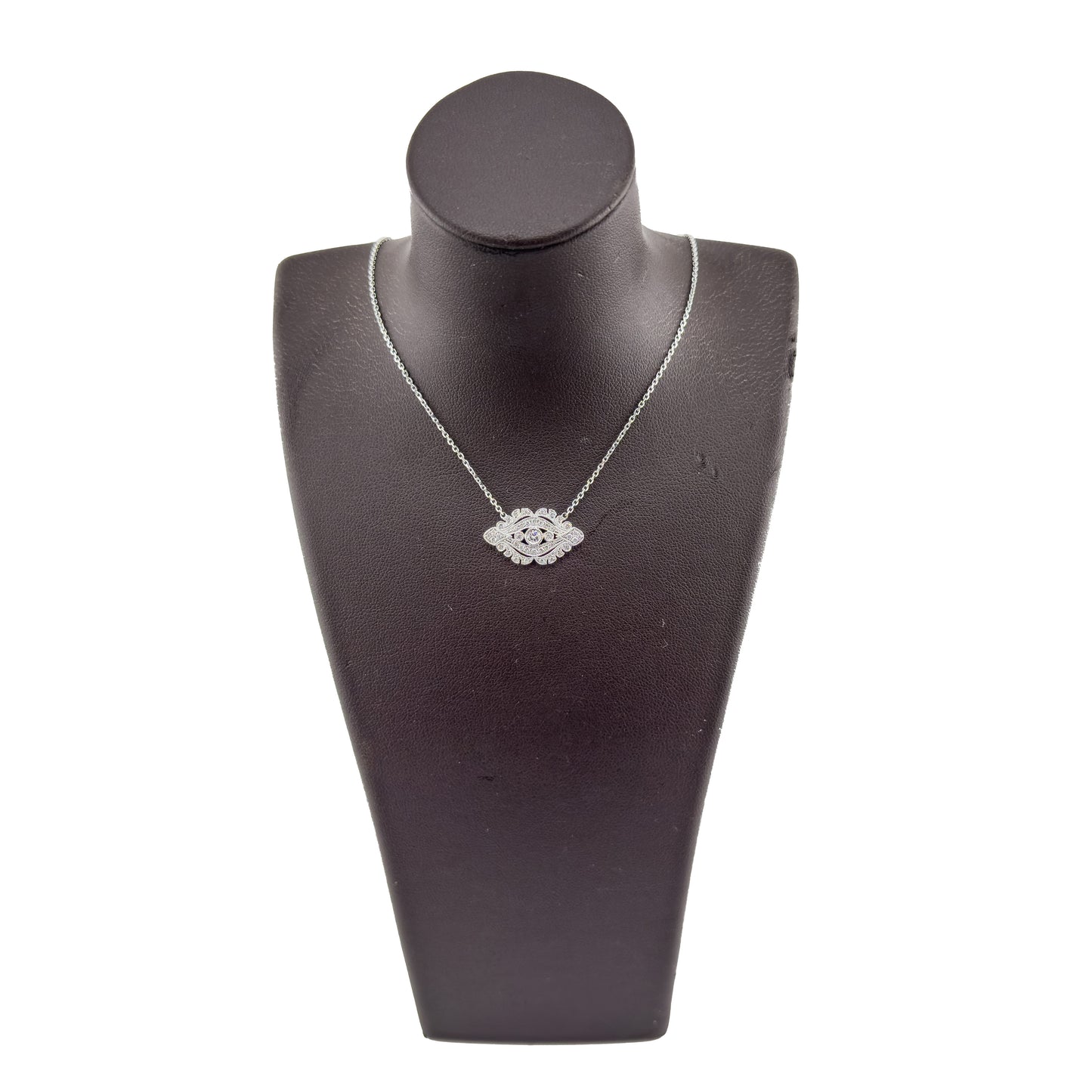 Diamond Filigree Necklace