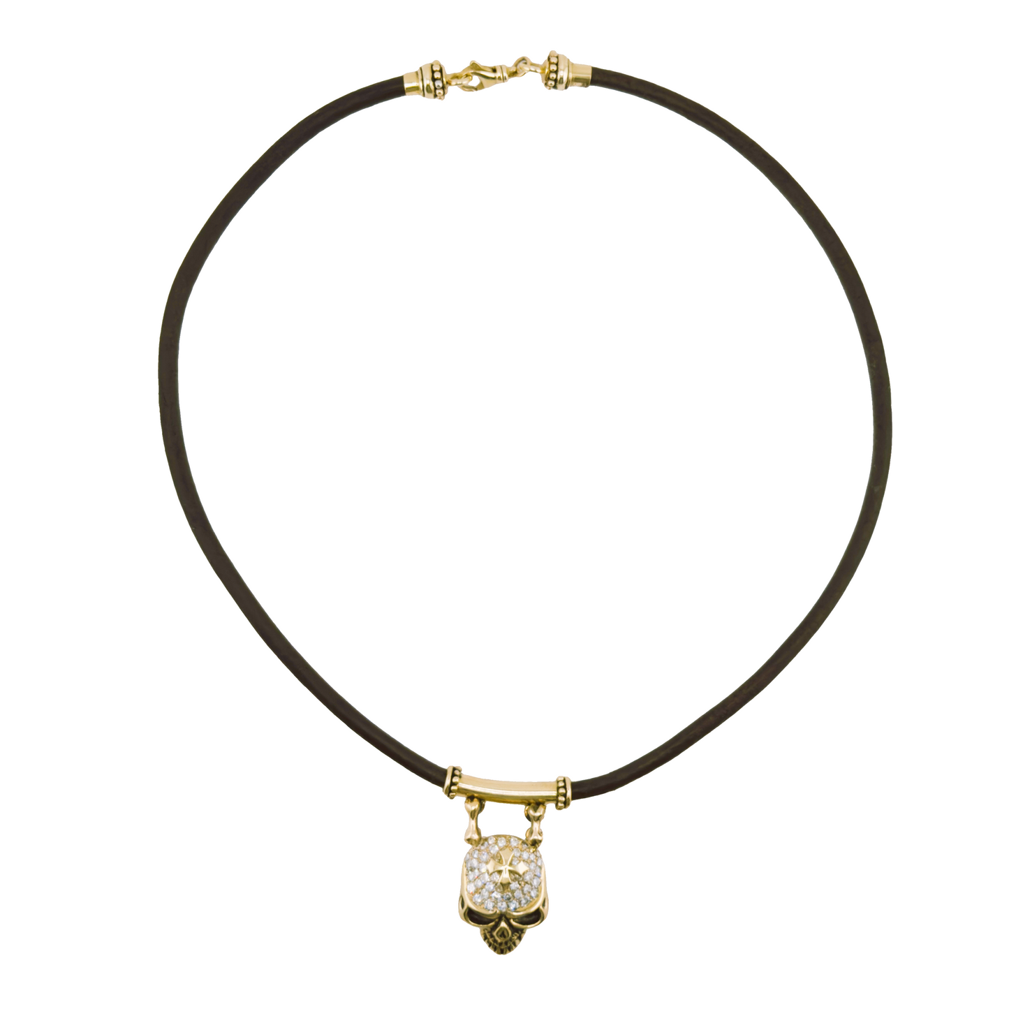 Diamond Skull Necklace